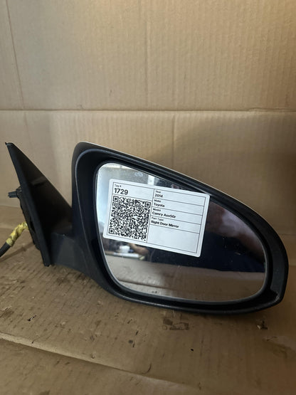 2014  Camry Asv50r Right Door Mirror