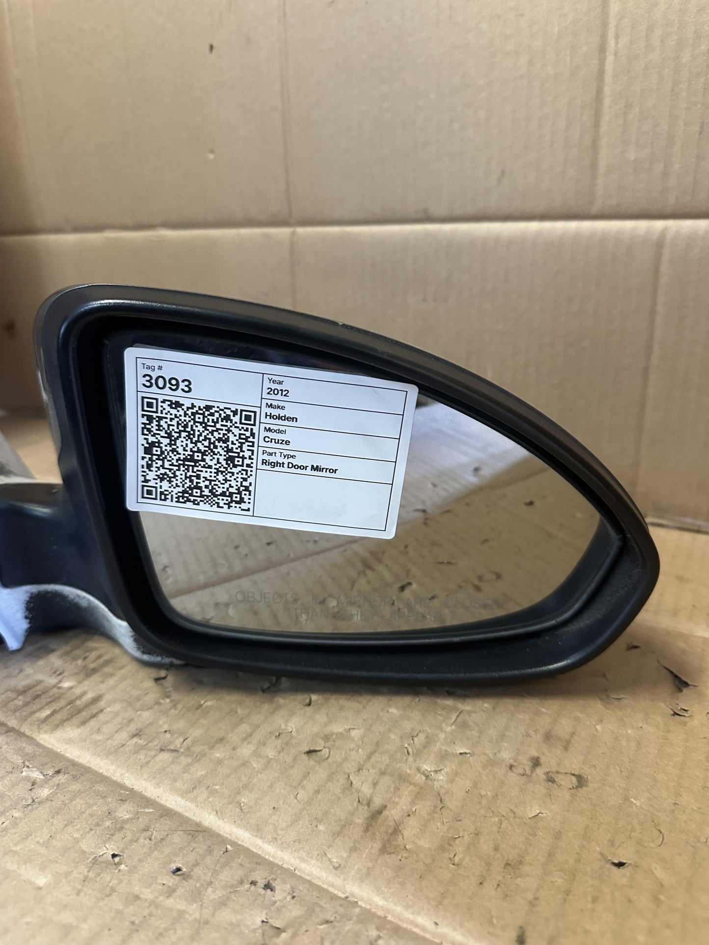 2012  JH Right Door Mirror