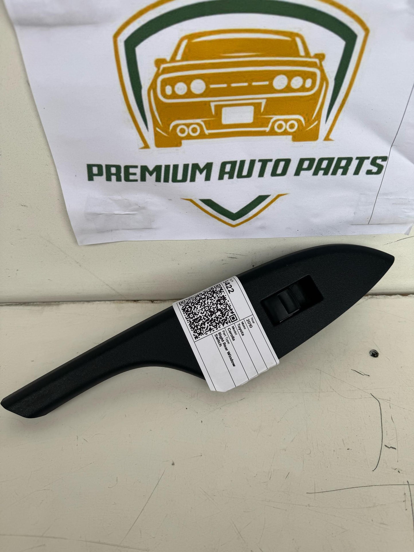 2010 Toyota Corolla E150 Right Rear Window Switch