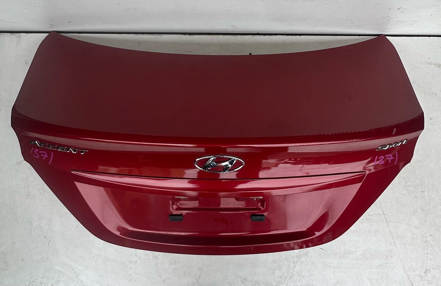 2017 Hyundai Accent RB Bootlid