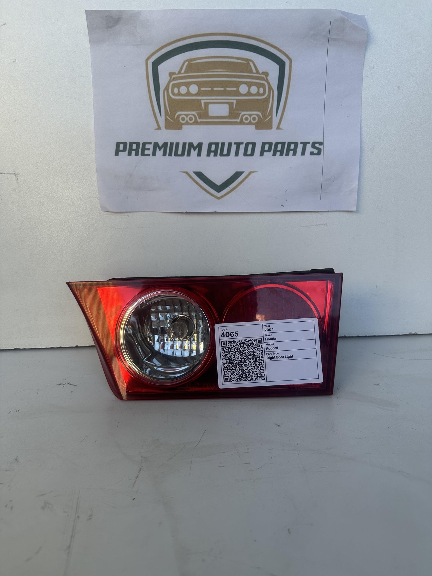 2004   Right Boot Light