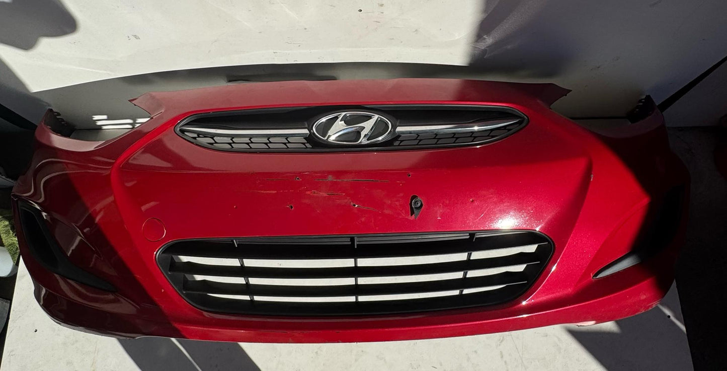 2016 Hyundai Accent Front Bumper