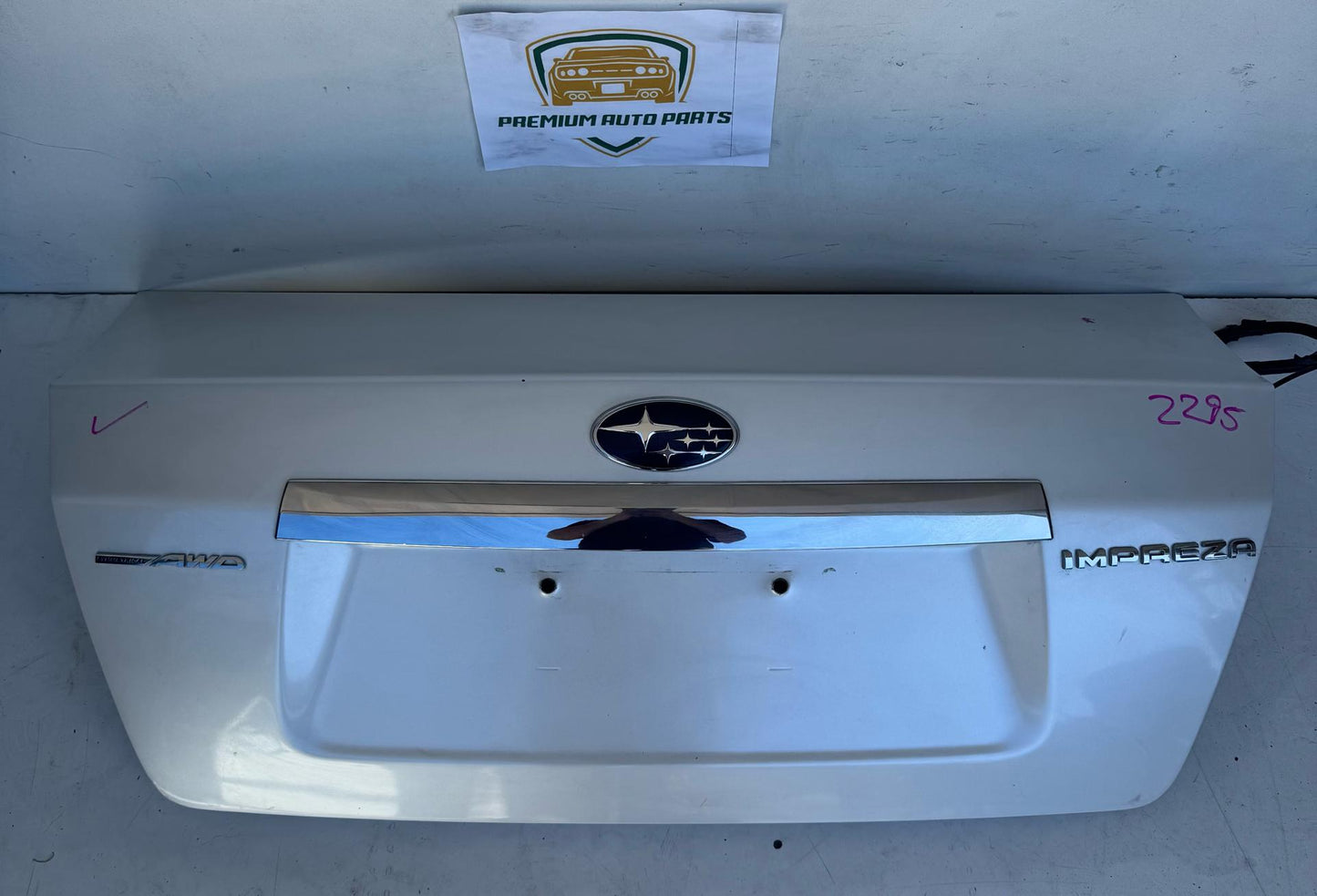 2010 Subaru Impreza Bootlid