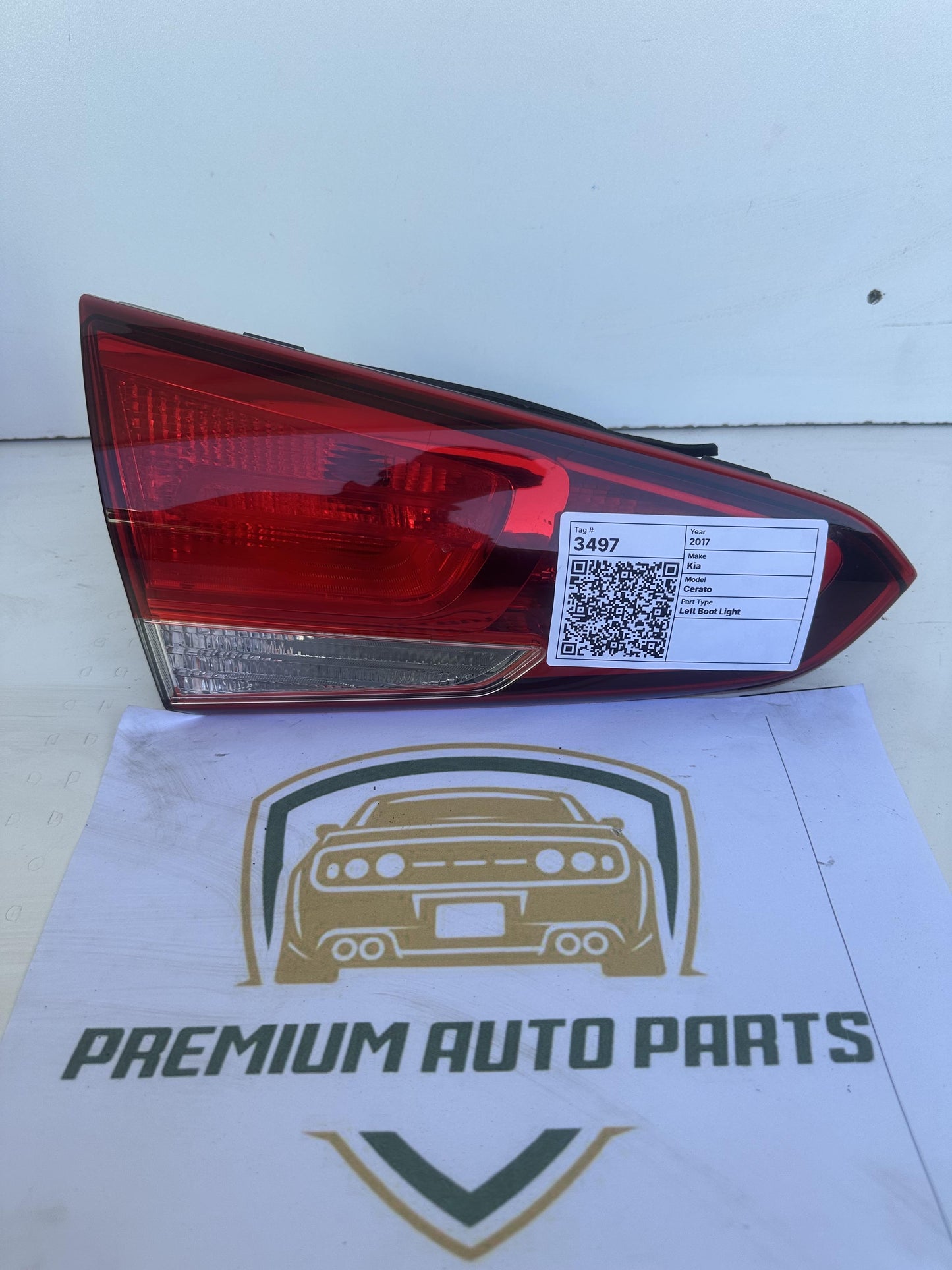 2017  YD Left Boot Light