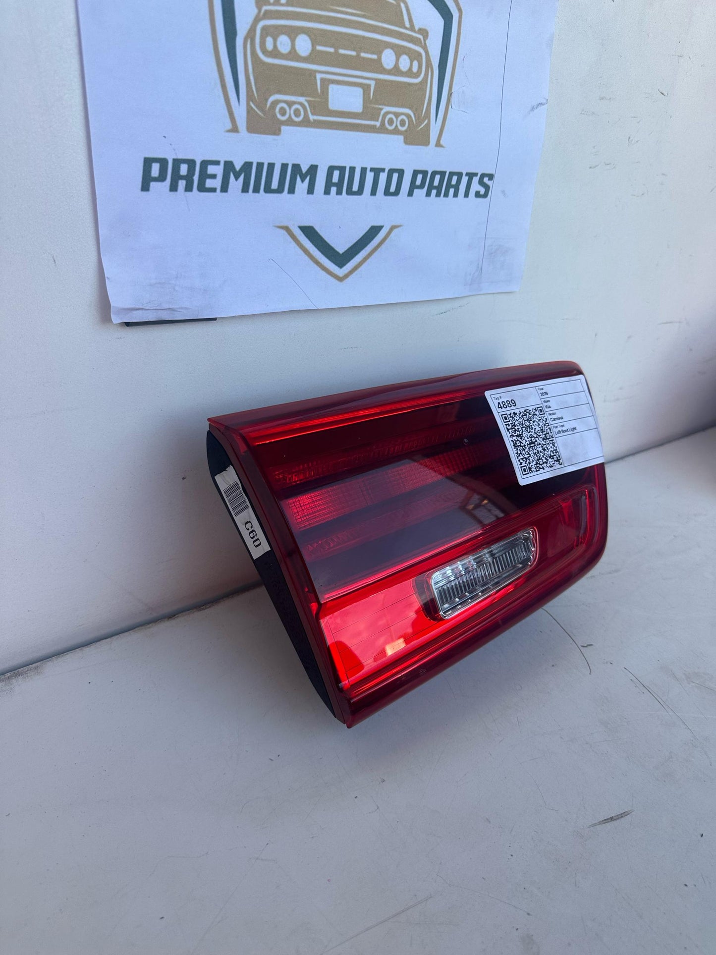 2019 Kia Carnival YP Left Boot Light