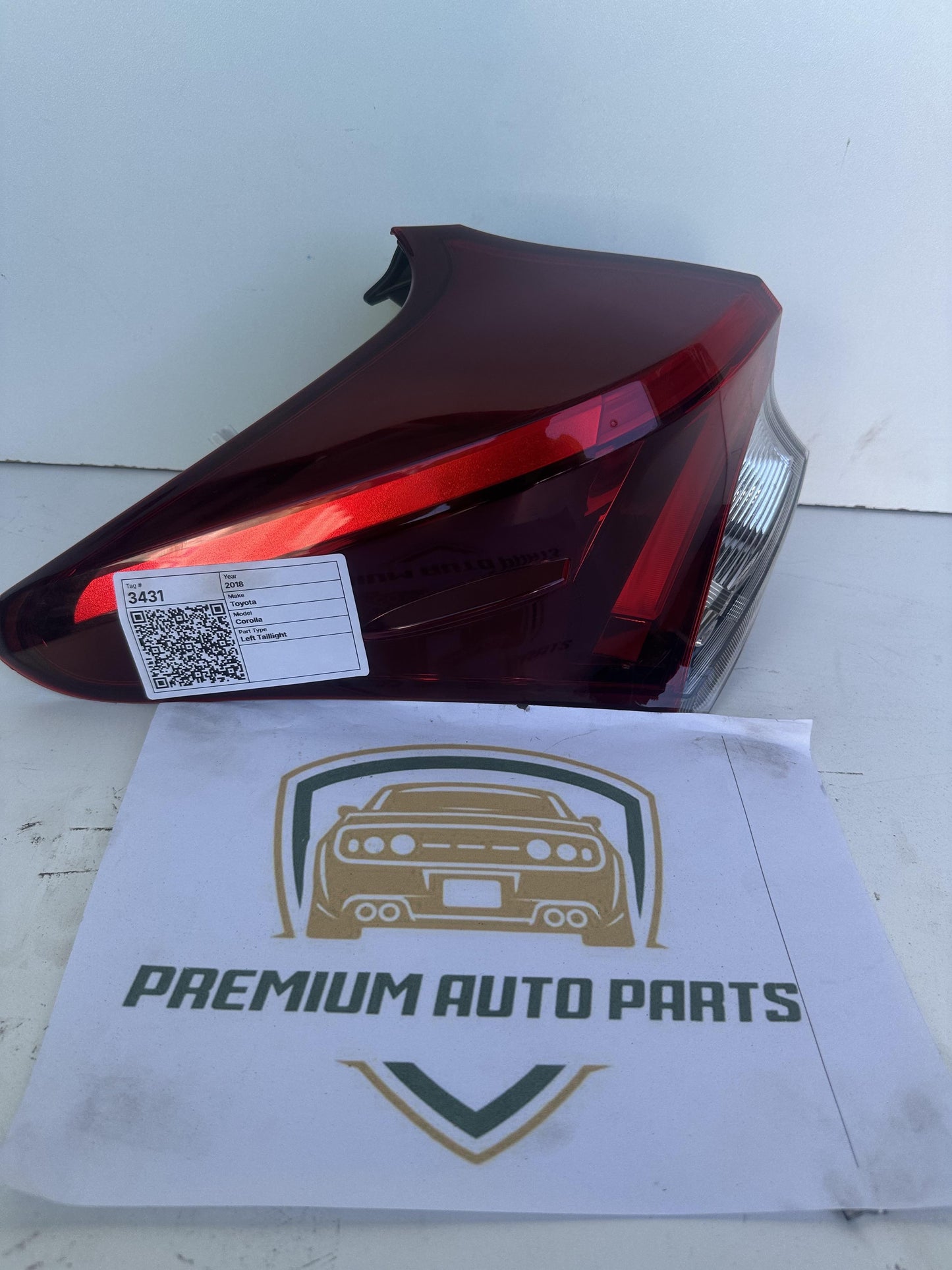 2018  ZRE1* Left Taillight