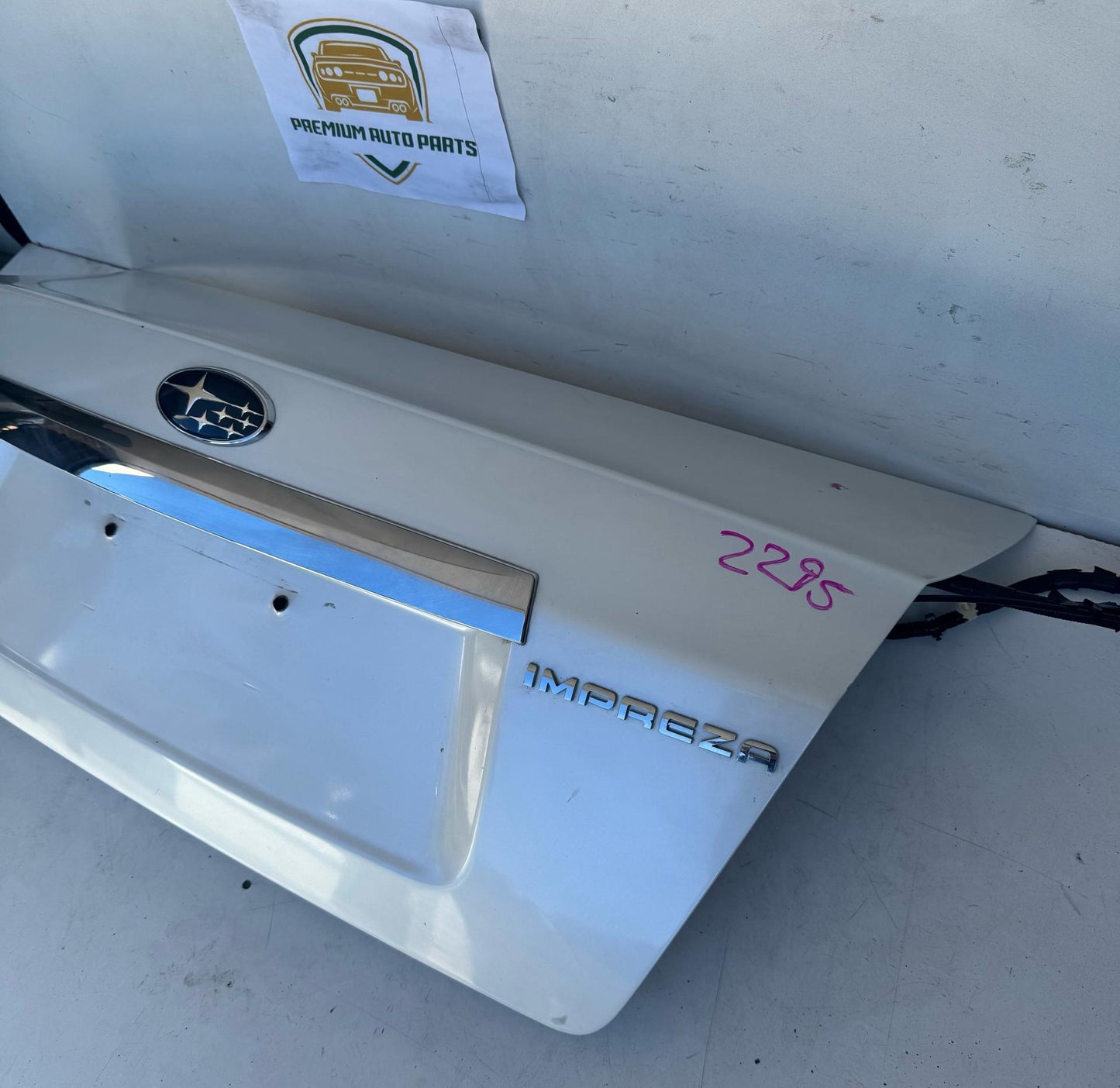 2010 Subaru Impreza Bootlid