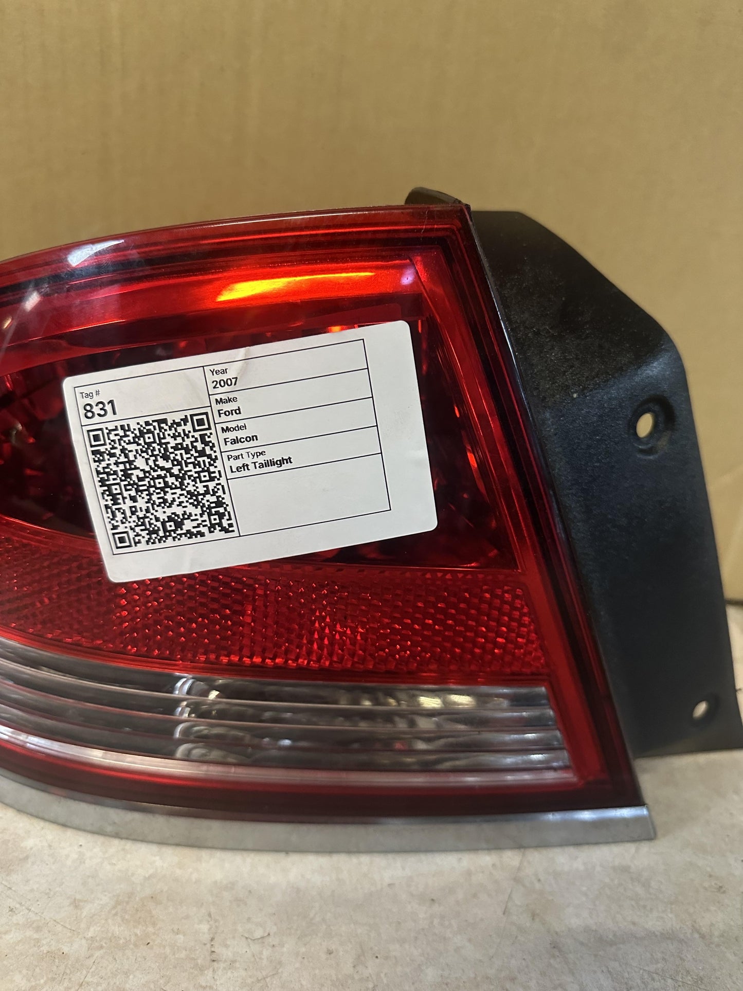 2007  Falcon Left Taillight