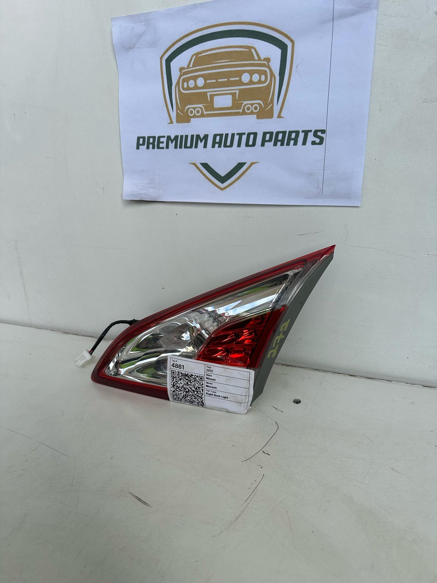 2012 Nissan MuranoII Z51 Right Boot Light