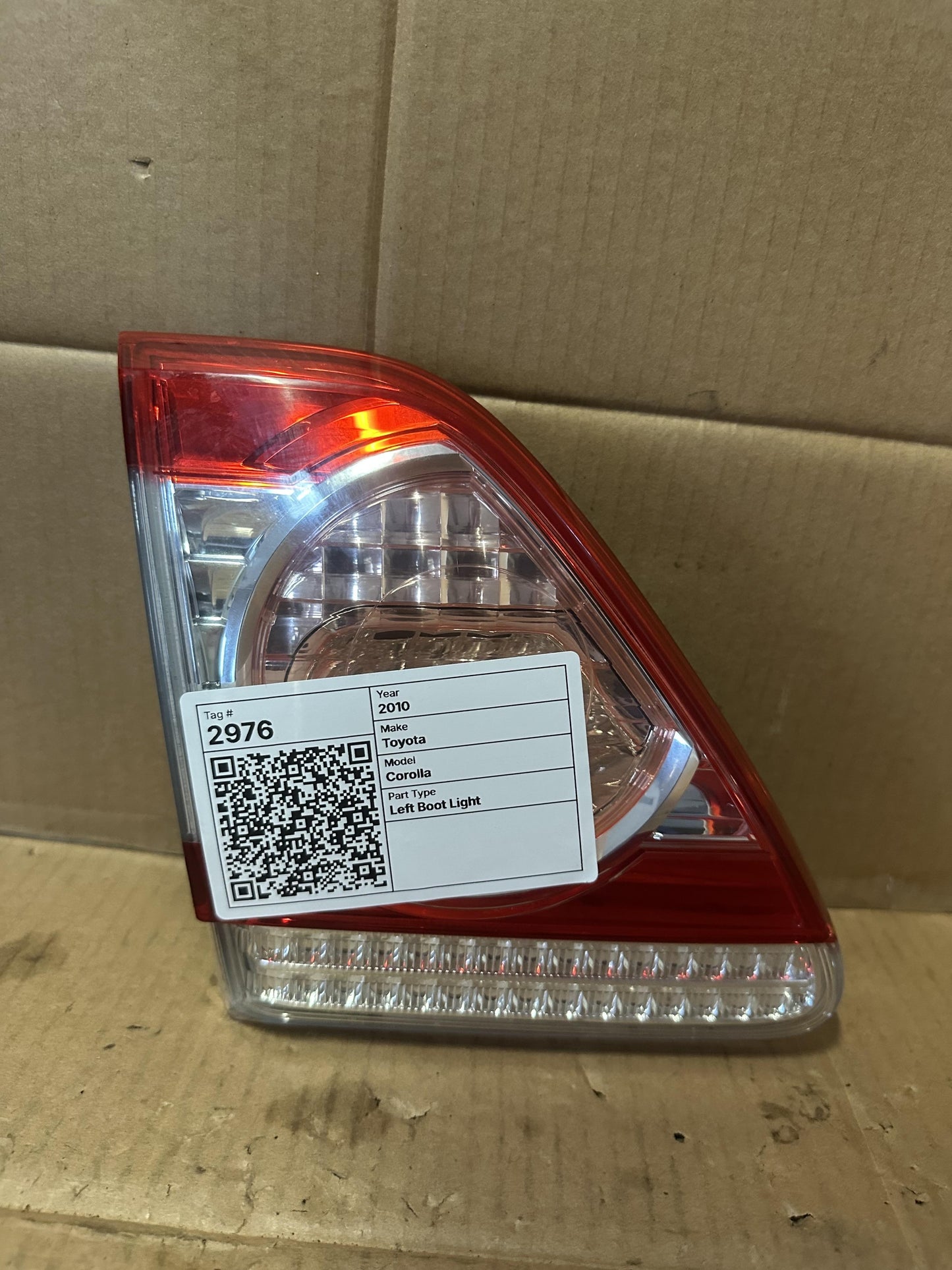2010  ZRE1* Left Boot Light