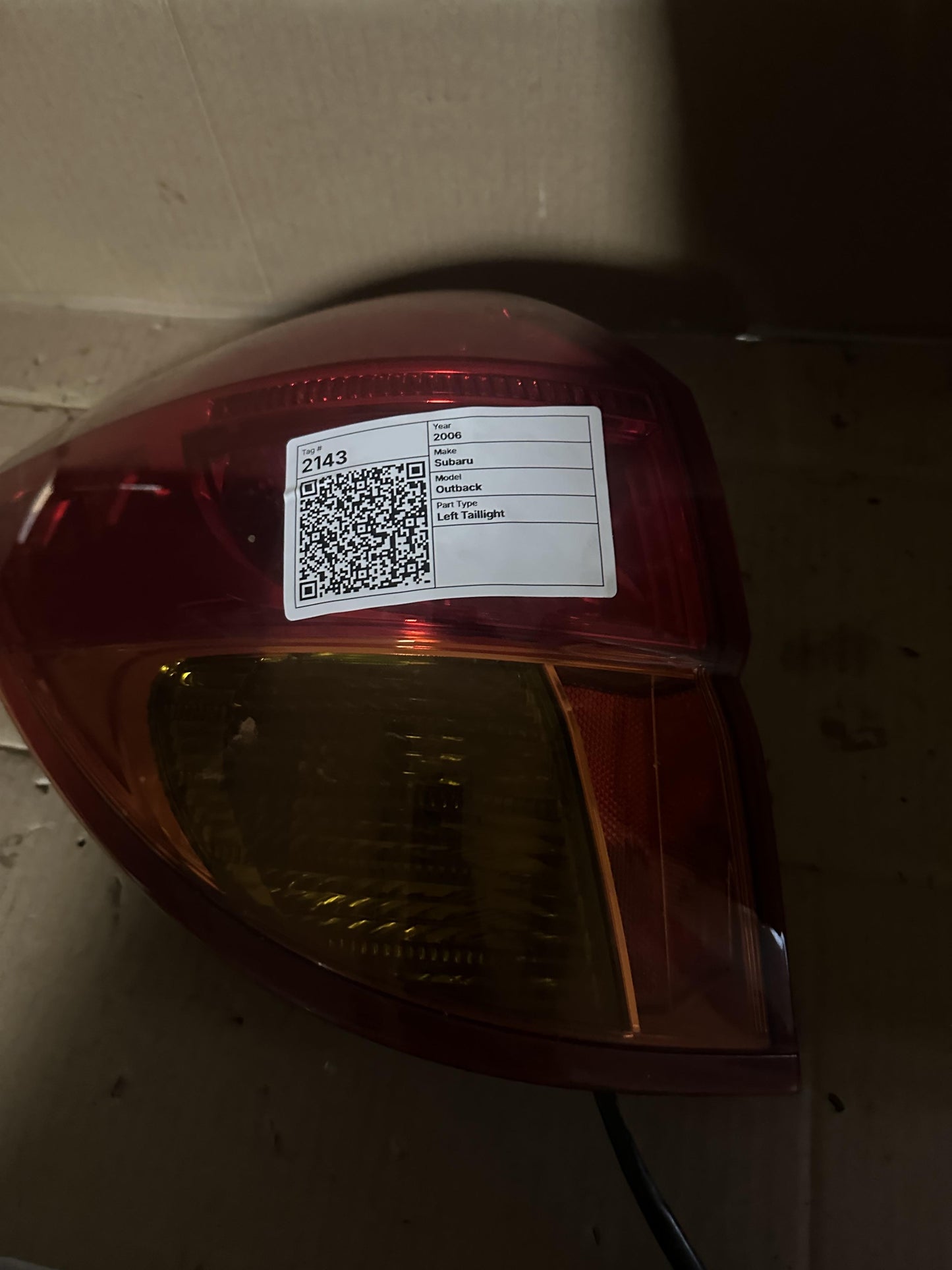 2006   Left Taillight