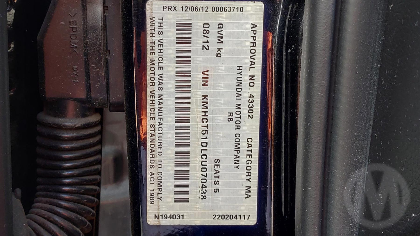 2012 Hyundai Accent Active RBHatchback 
Hyundai
Accent