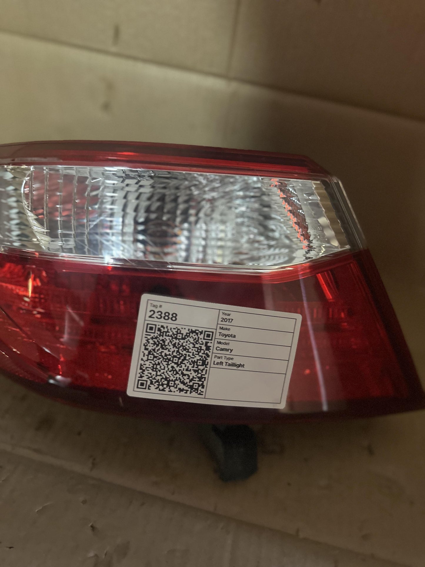 2017   Left Taillight