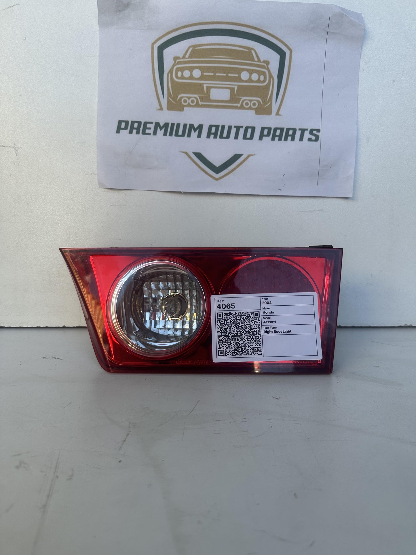 2004   Right Boot Light