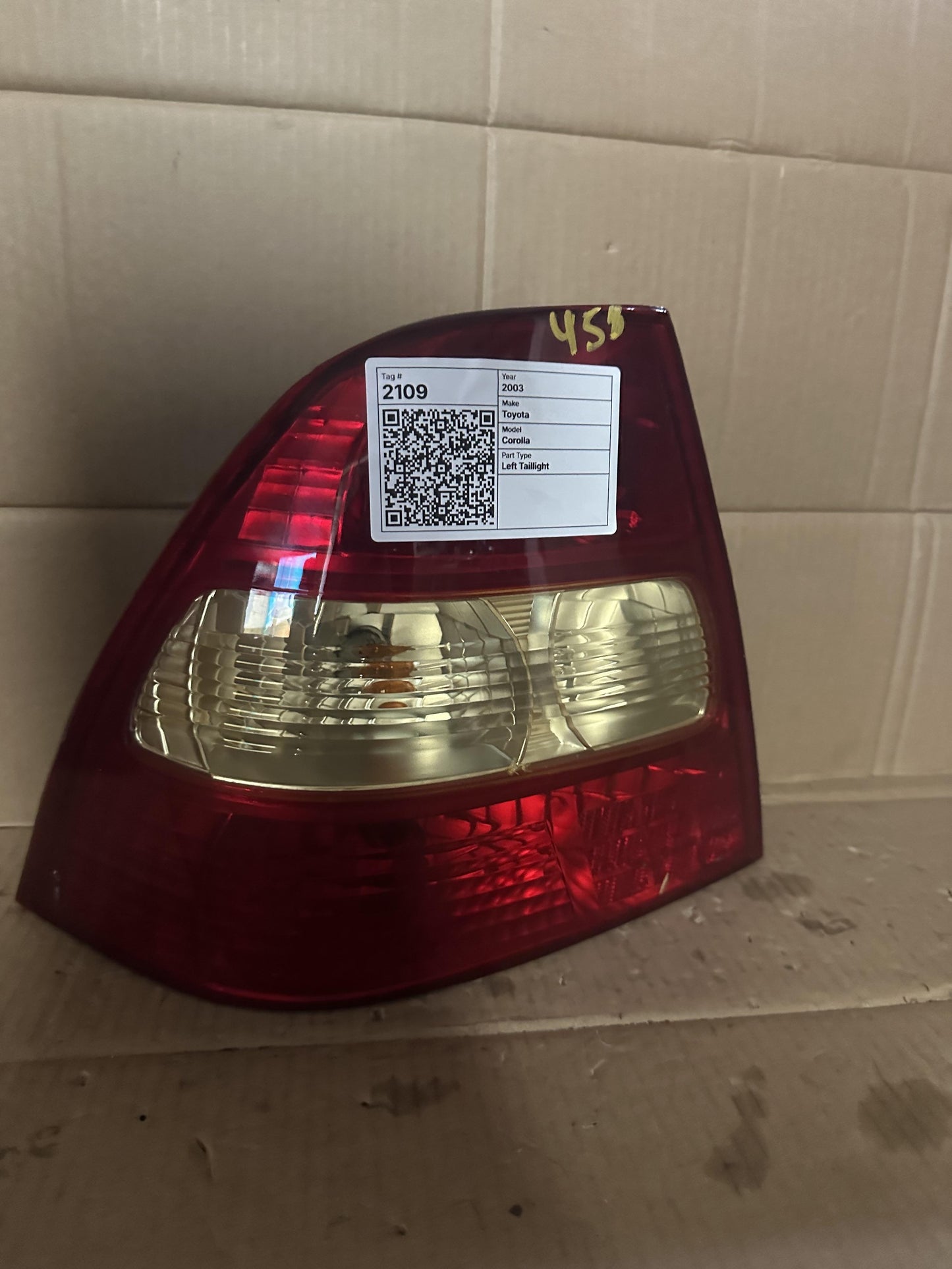 2003  E120 Left Taillight