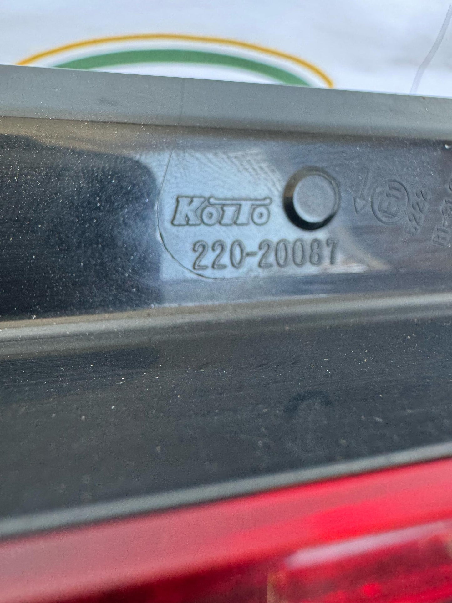 2010 Subaru Impreza Left Taillight