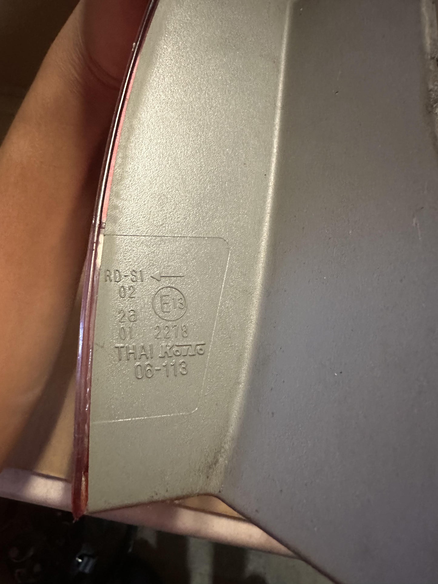 2008  V40 Left Taillight