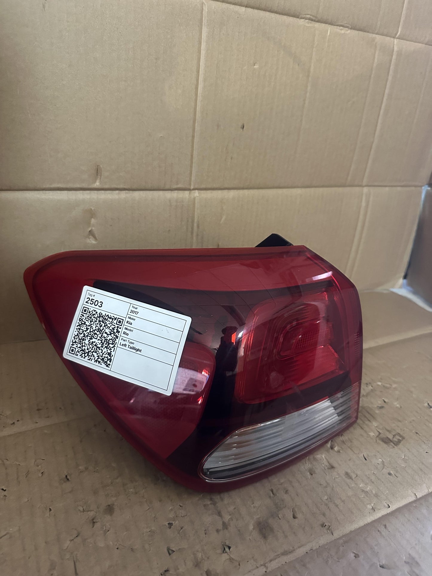 2017  YB Left Taillight