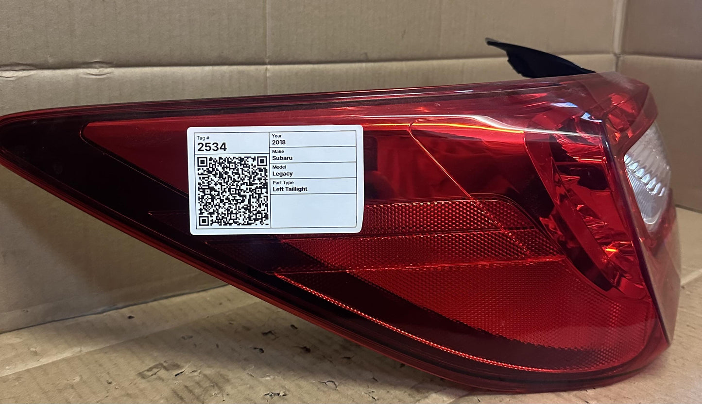 2018   Left Taillight