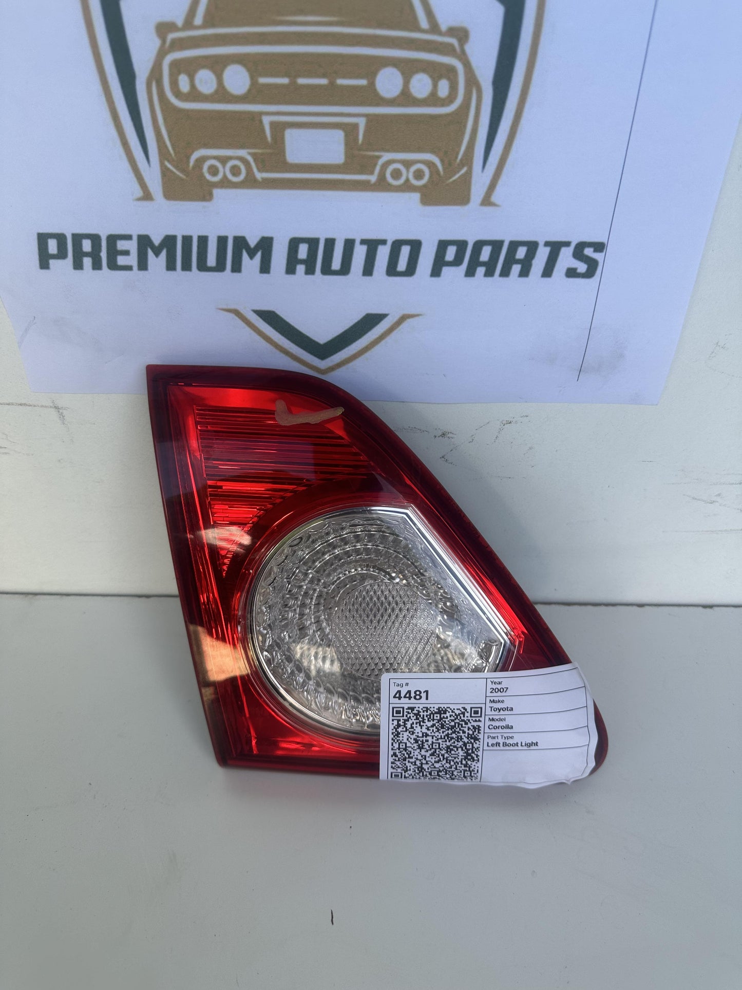 2007  ZRE1* Left Boot Light