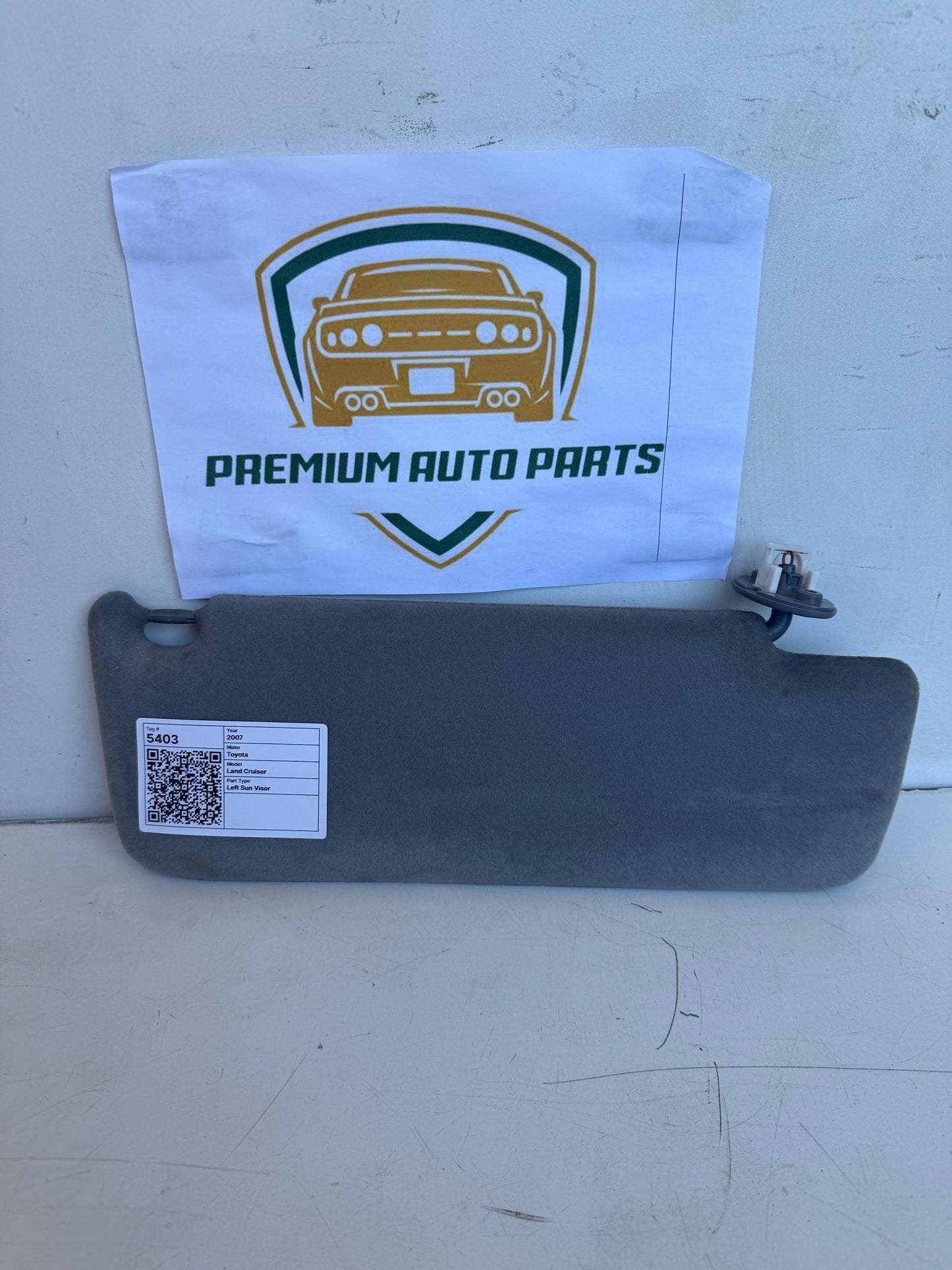 2007 Toyota Land Cruiser Left Sun Visor
