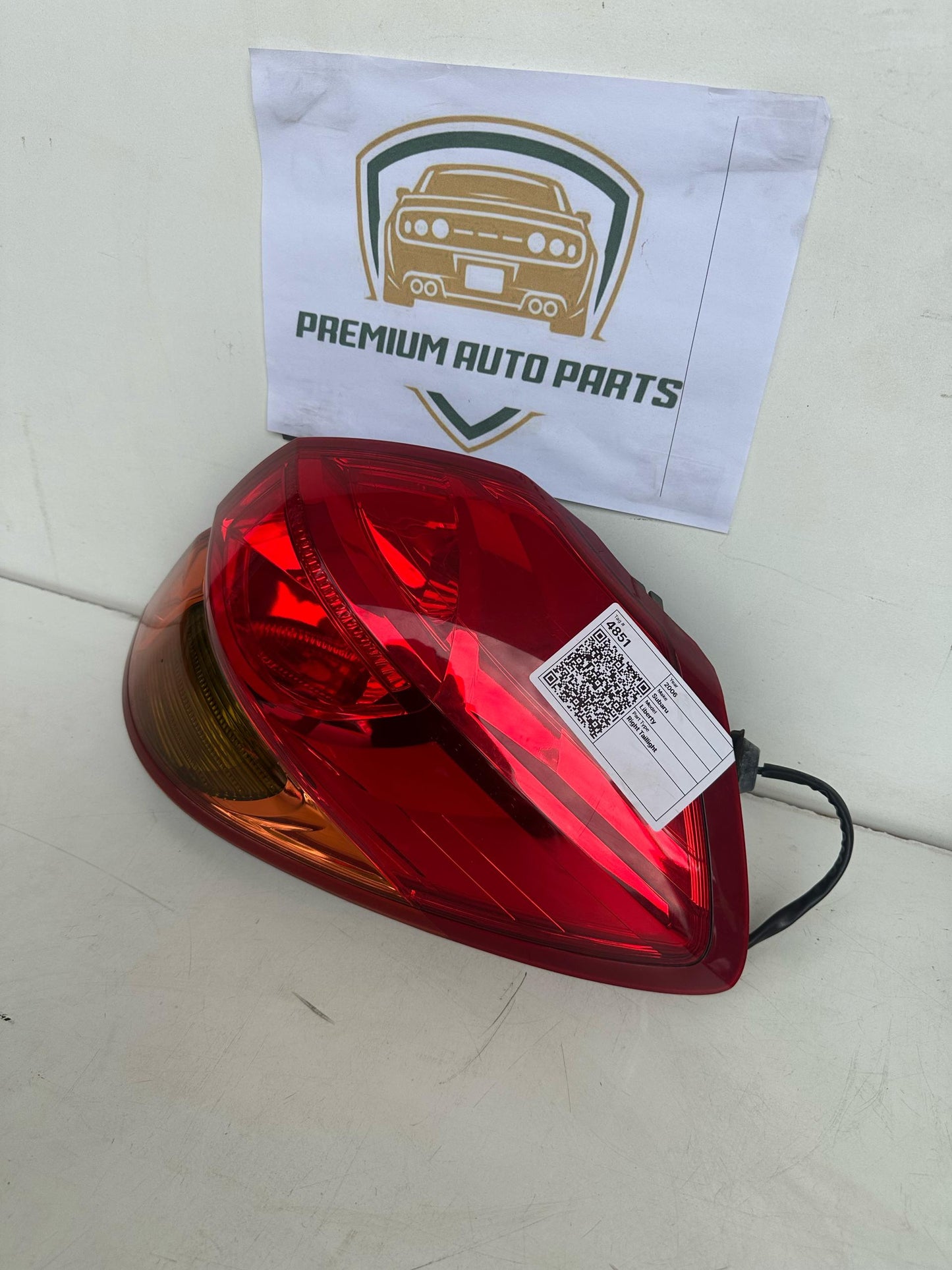 2006 Subaru Liberty B4 Right Taillight