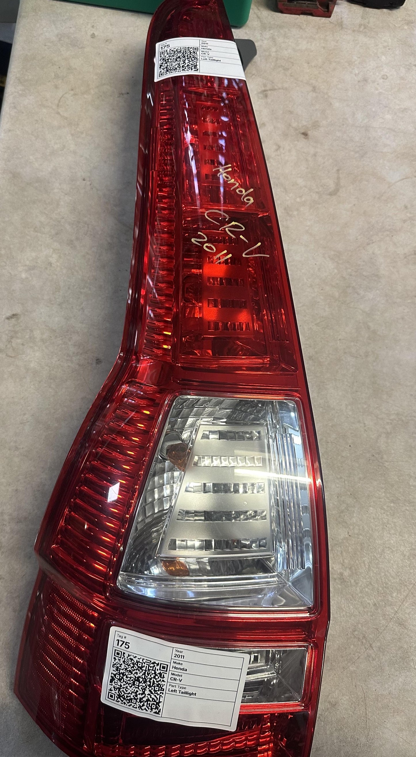 2011   Left Taillight