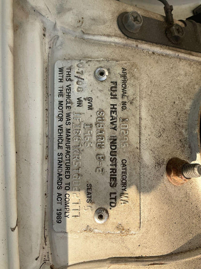 1996 Subaru Liberty