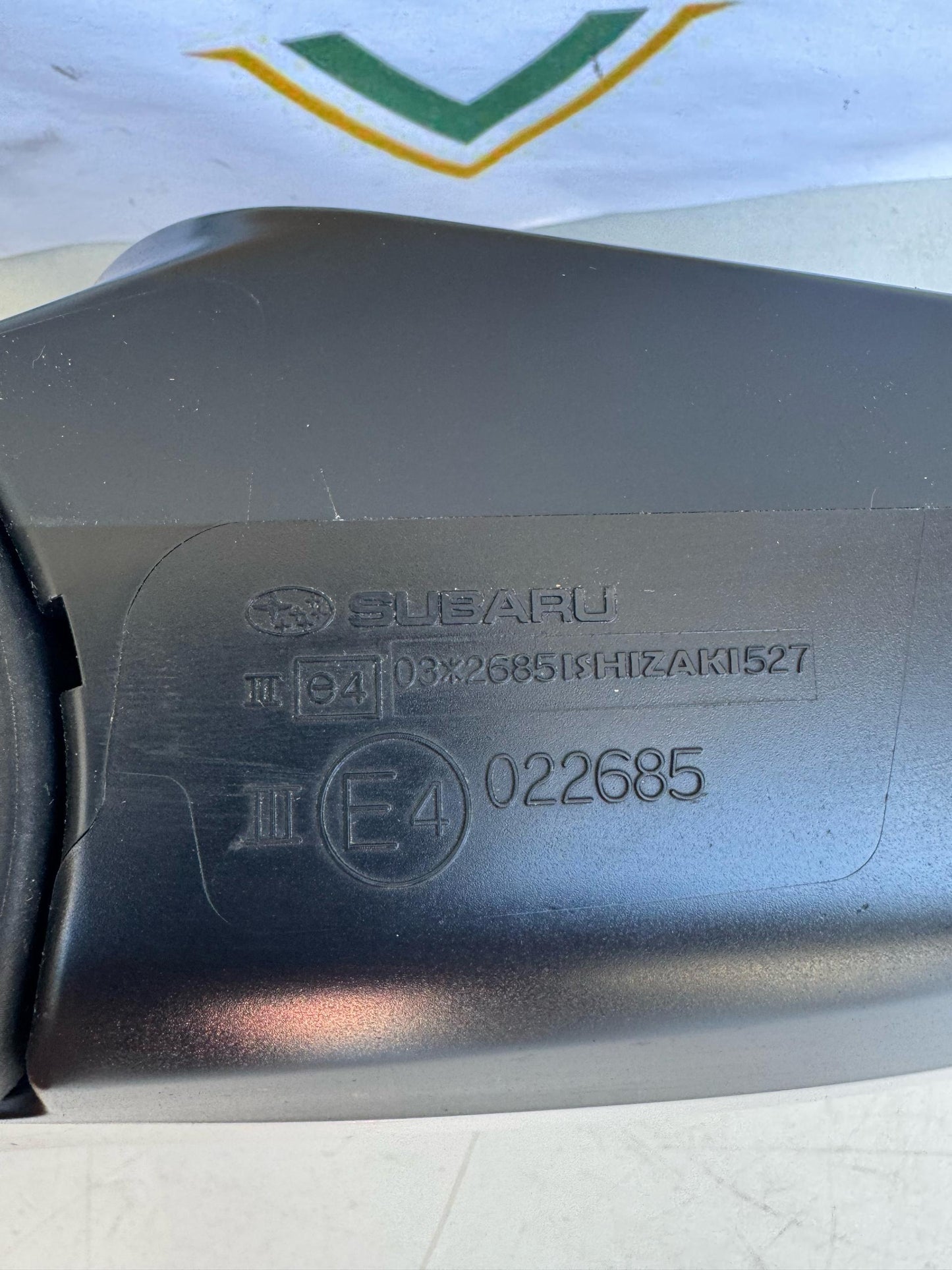 2010 Subaru Impreza Right Door Mirror