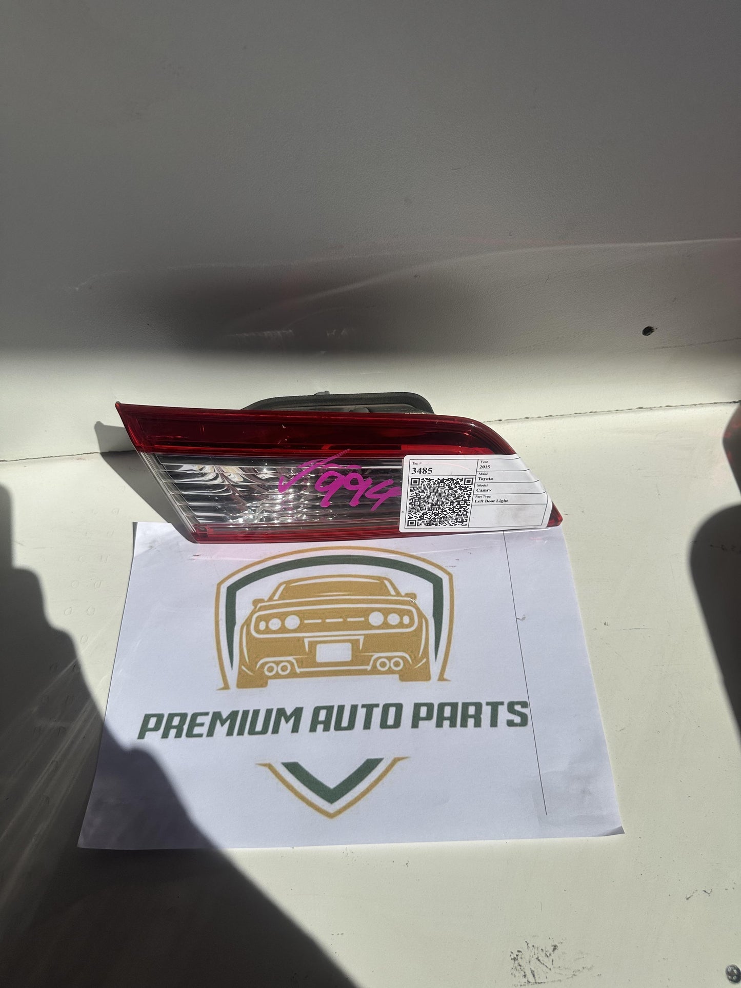 2015  XV50 Left Boot Light