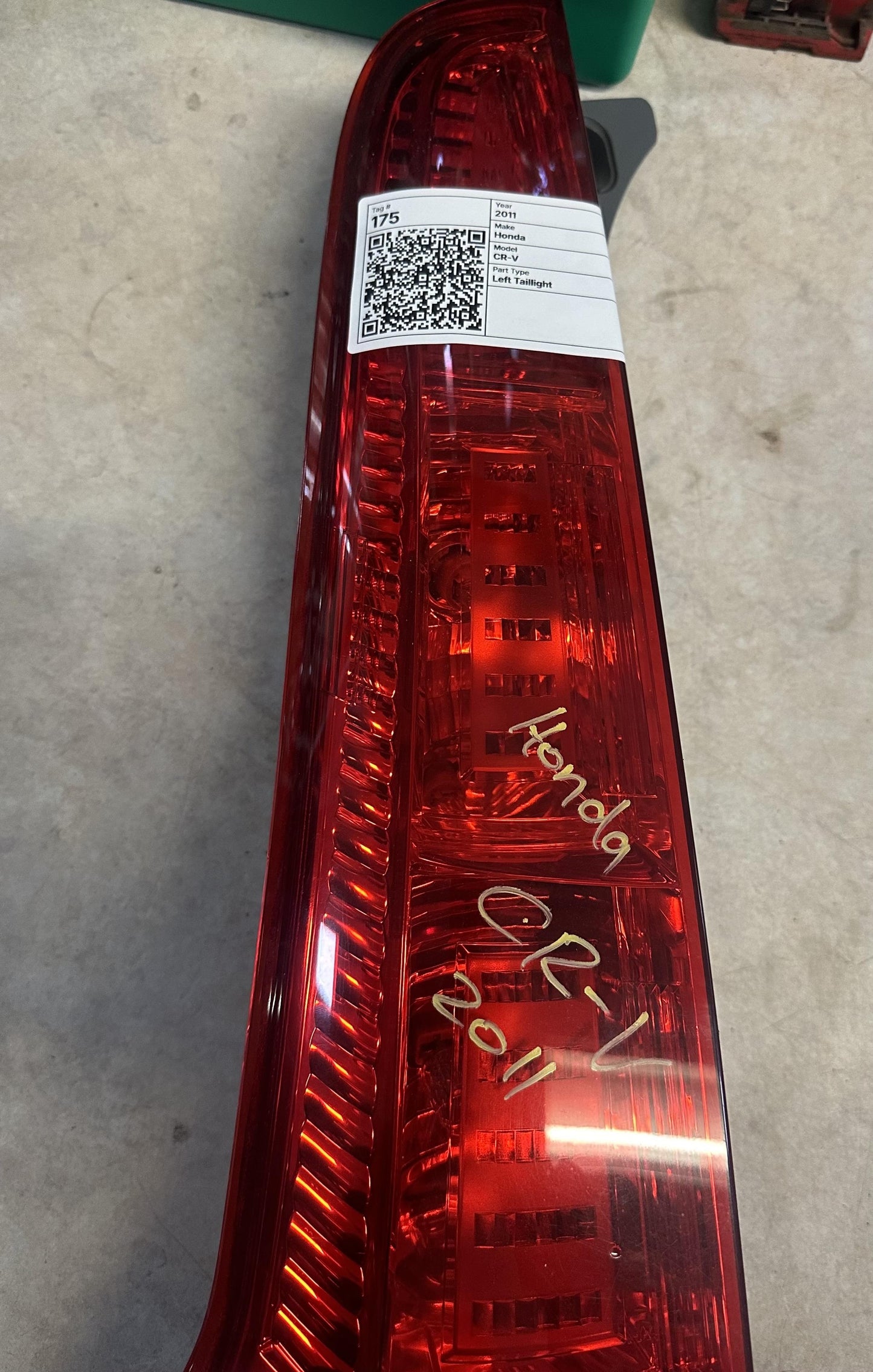 2011   Left Taillight