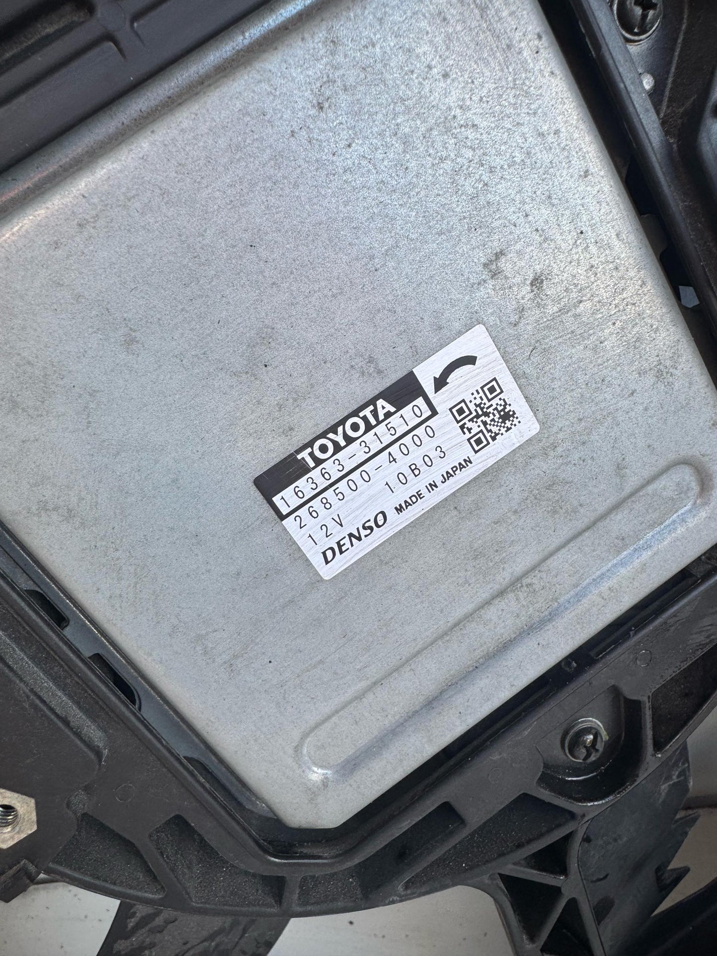 2018  XV70 Radiator Fan