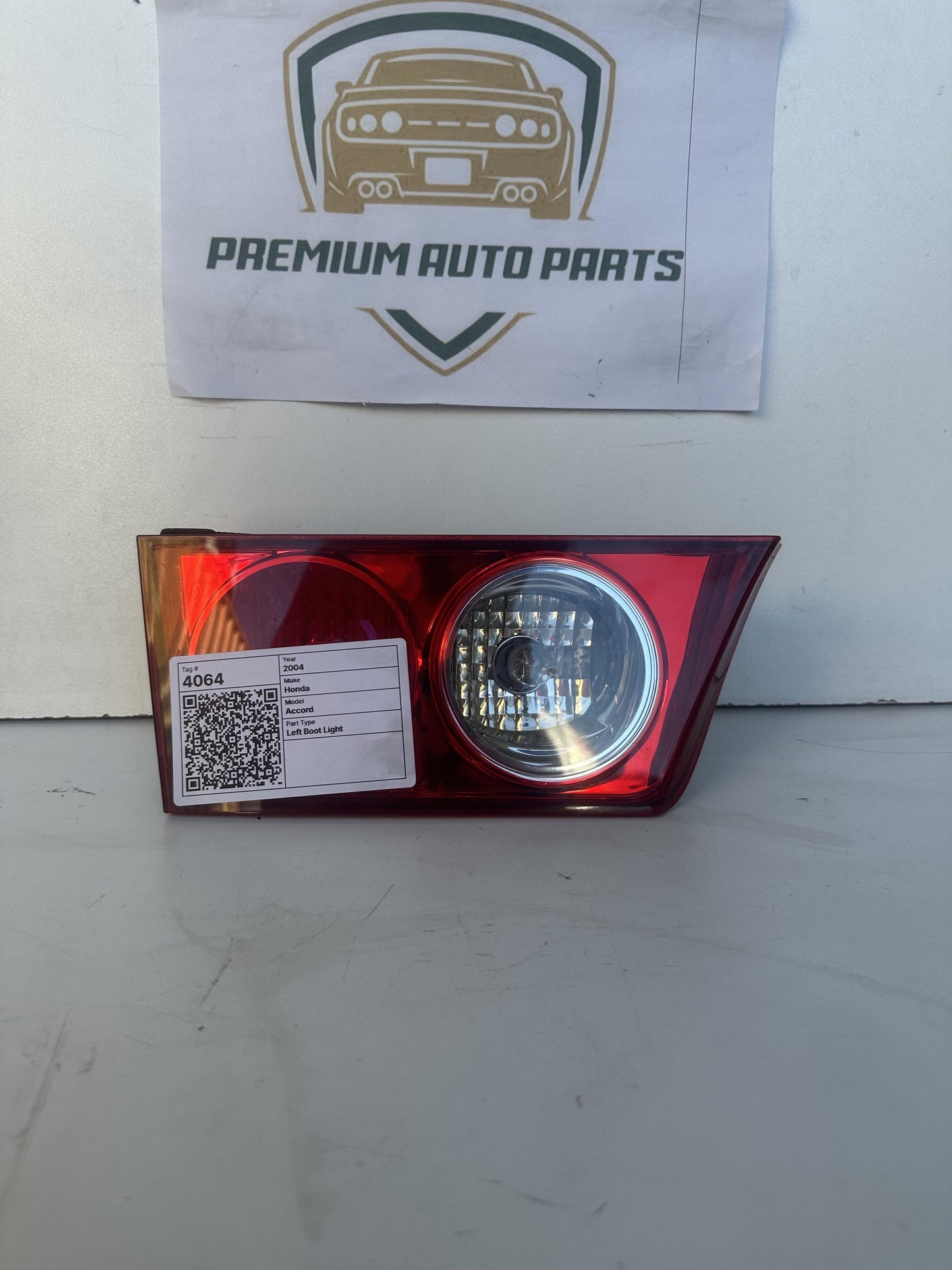 2004   Left Boot Light