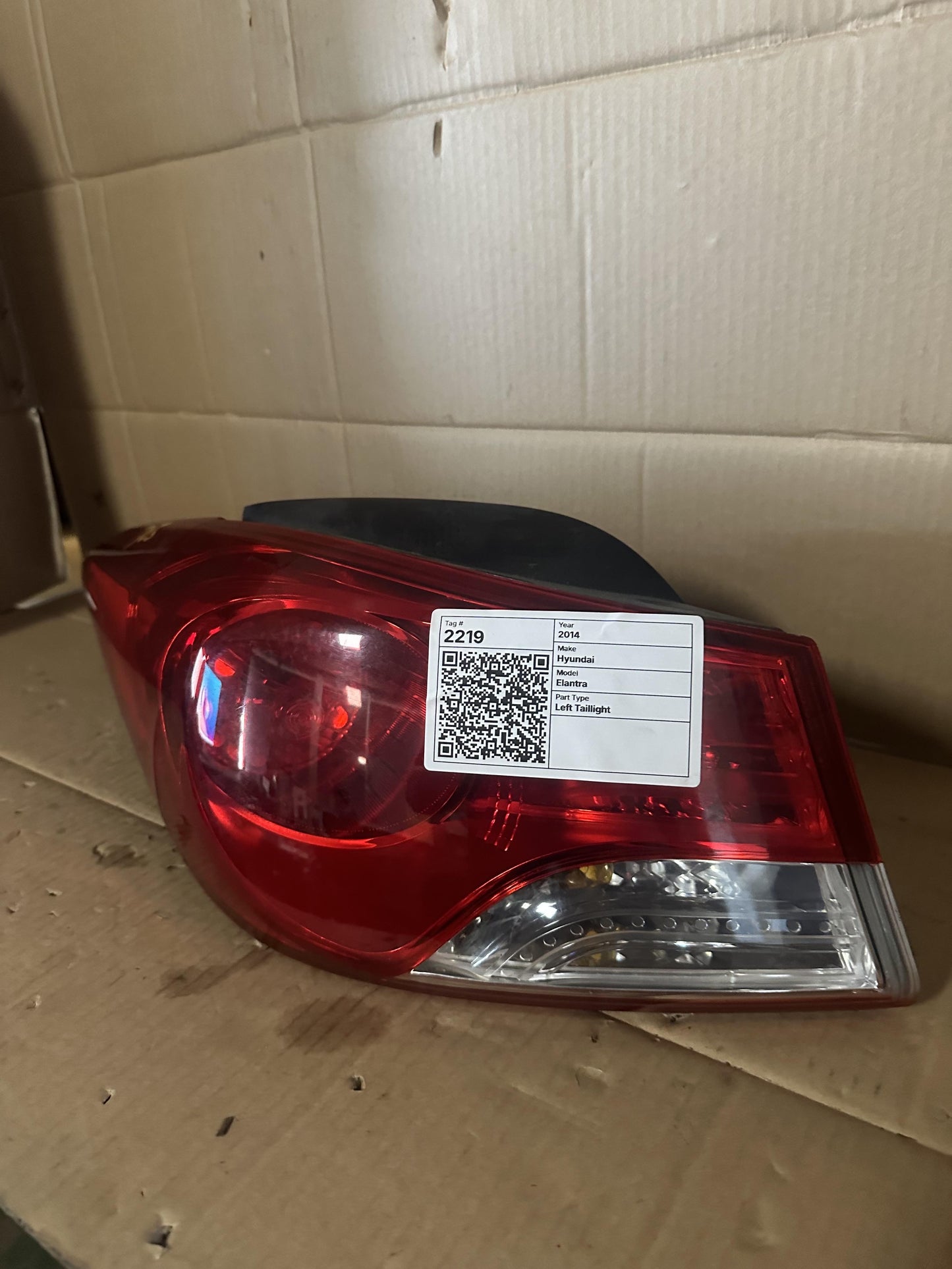 2014  MD Left Taillight