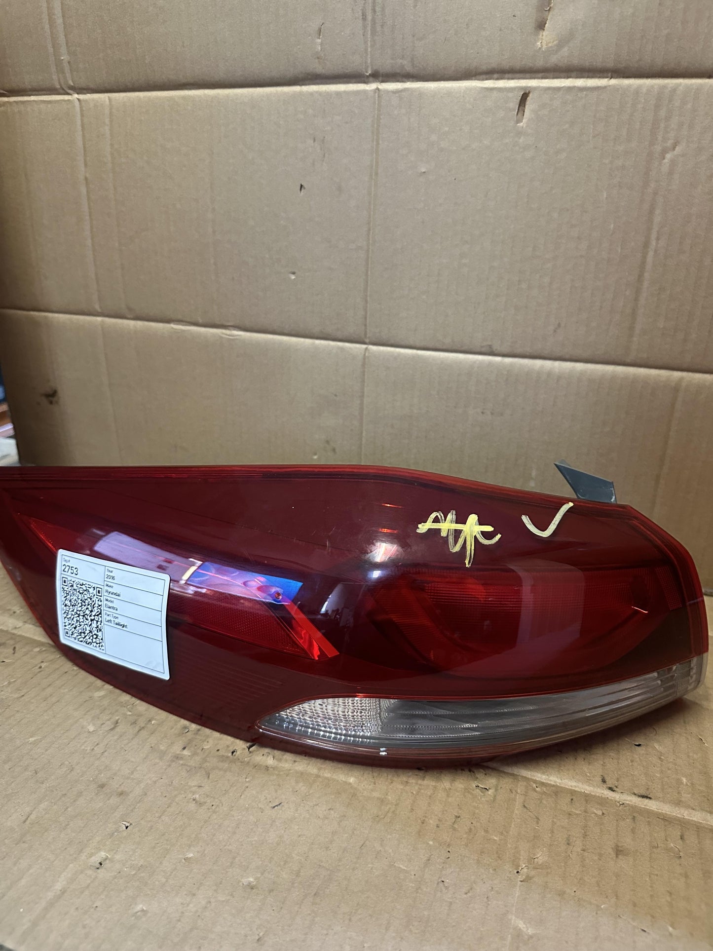 2016   Left Taillight