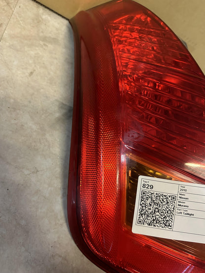 2010  Murano Left Taillight