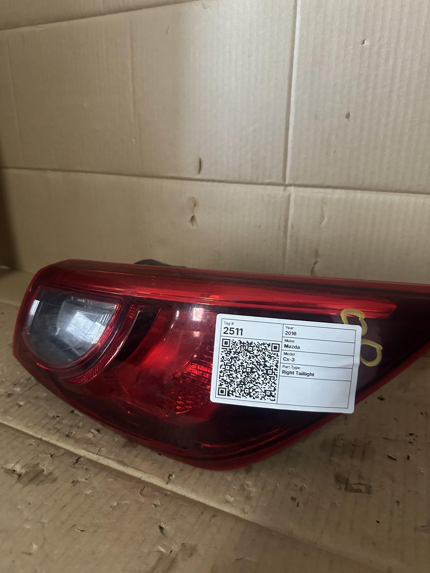 2016   Right Taillight