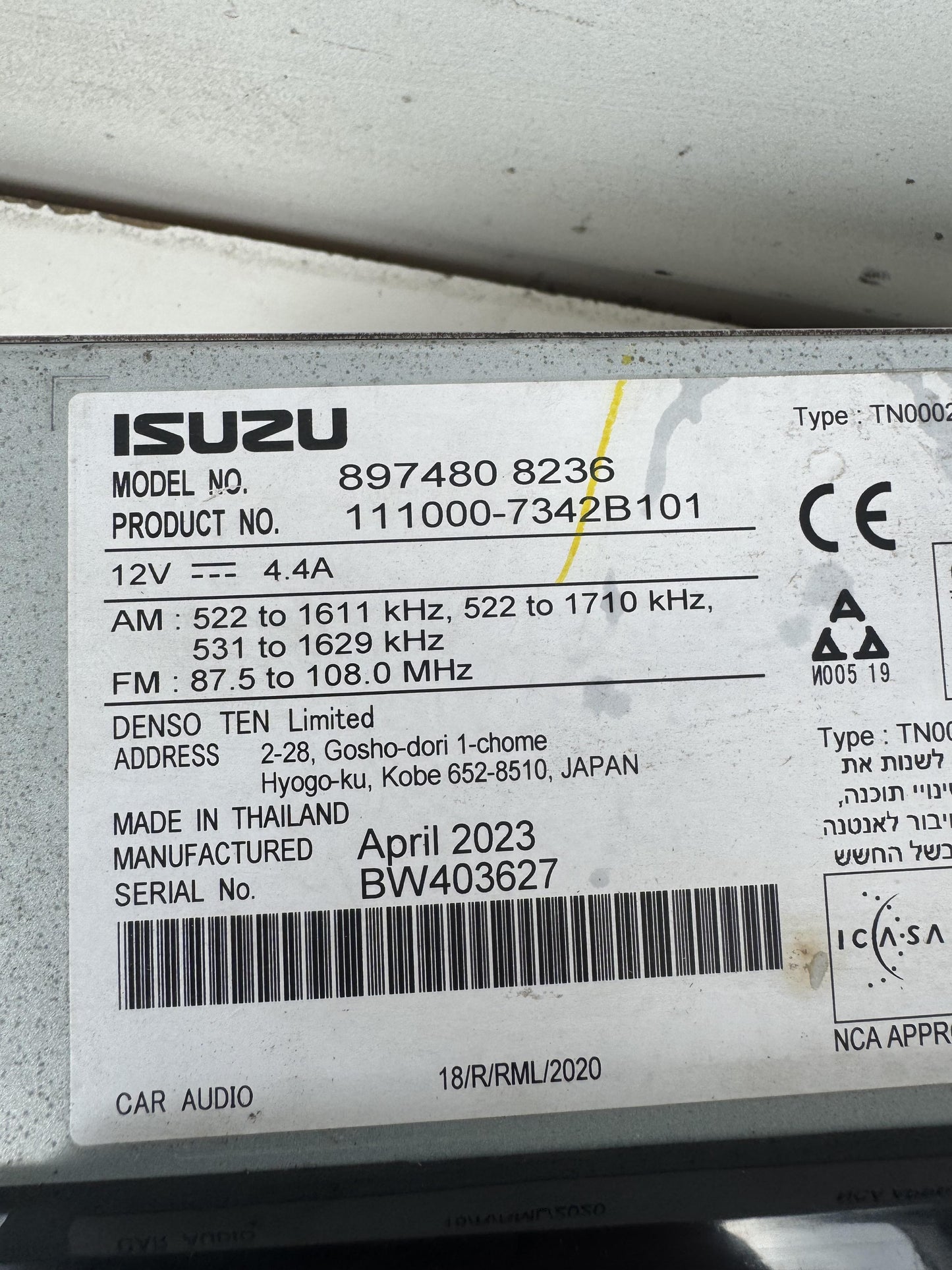 2023  RG Electronic module