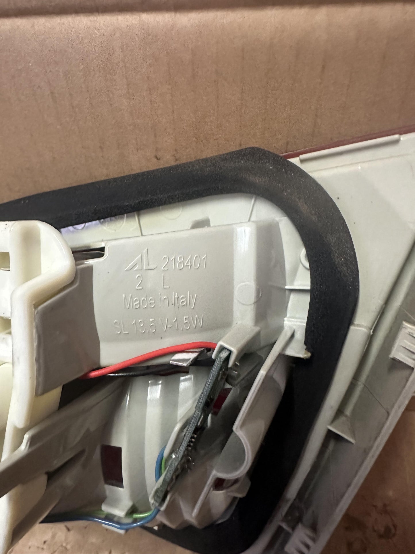 2010   Left Boot Light
