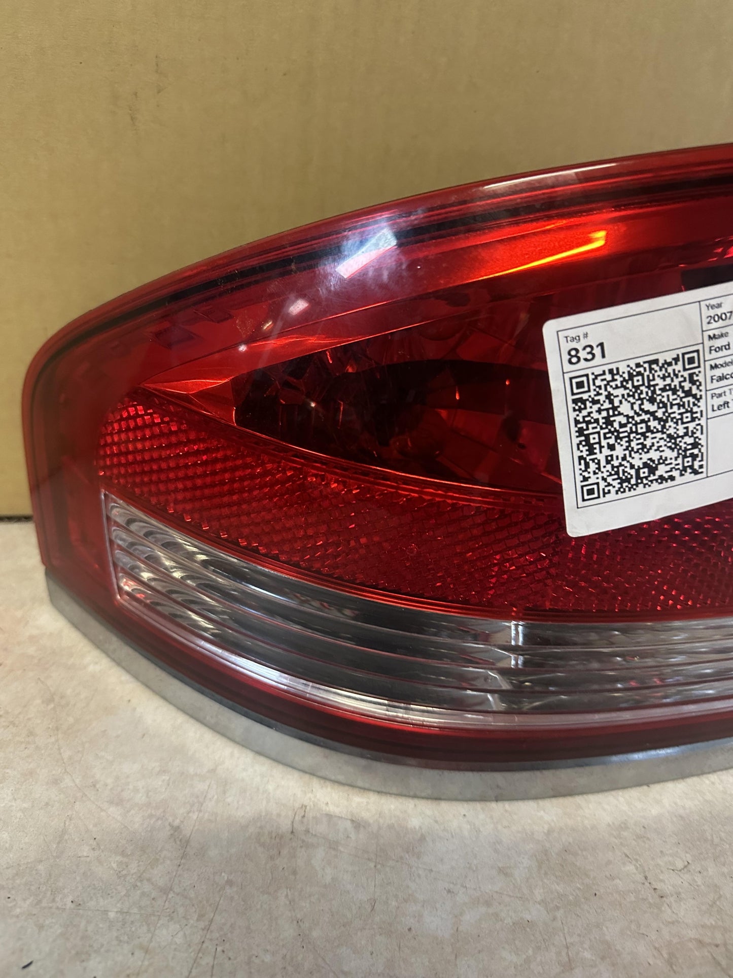 2007  Falcon Left Taillight