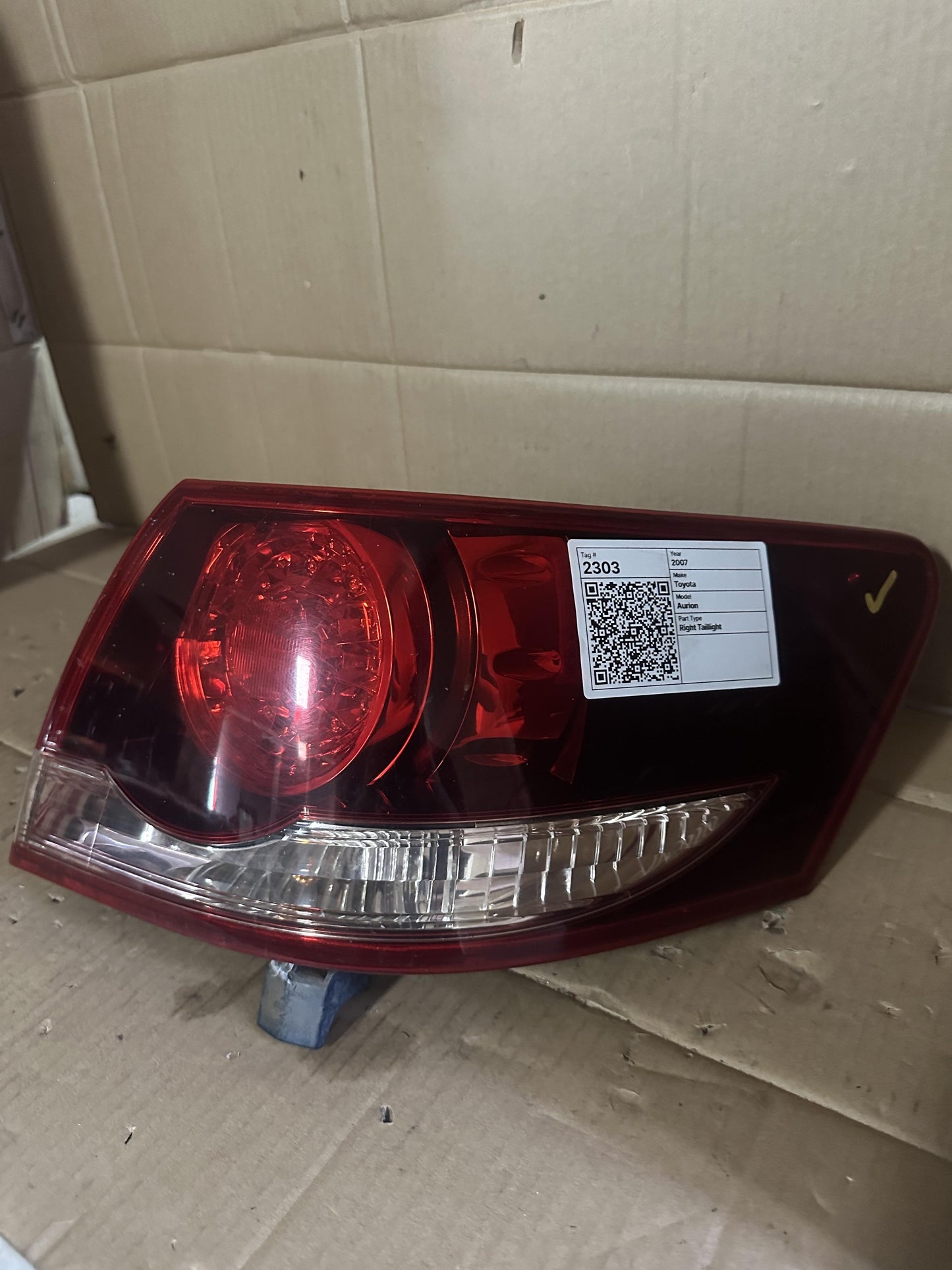 2007   Right Taillight