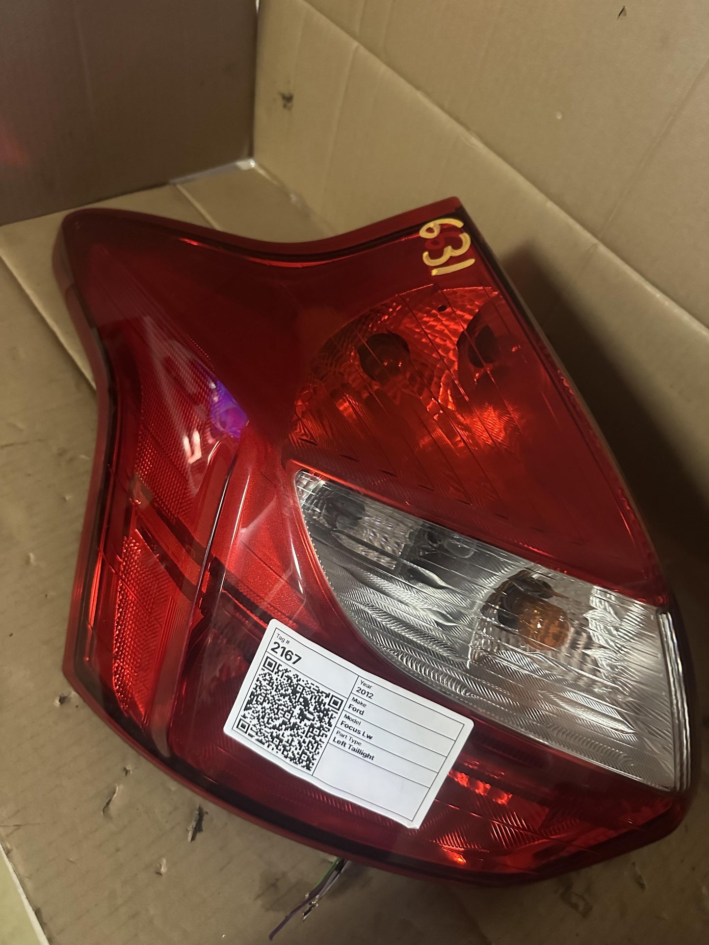 2012   Left Taillight