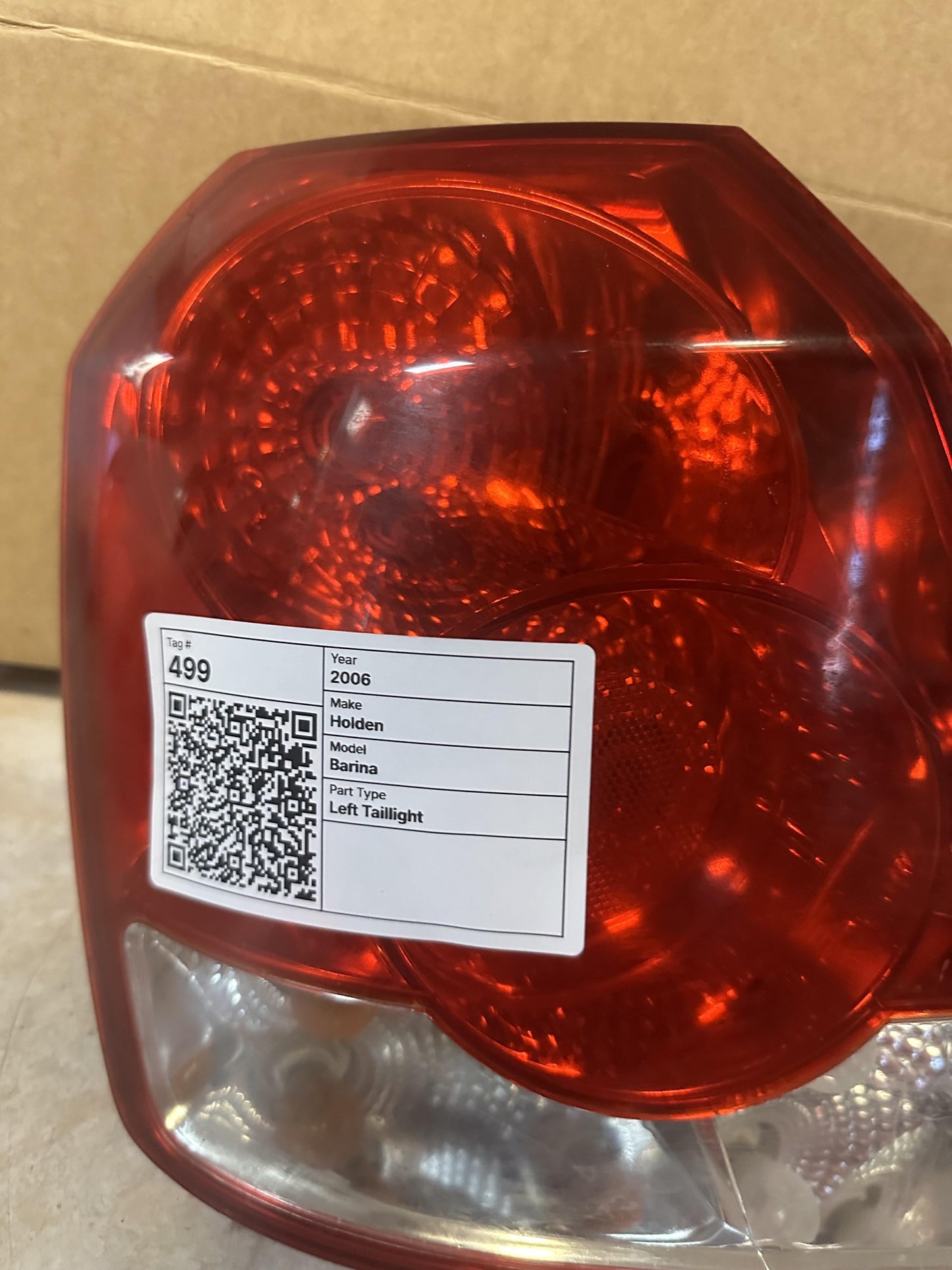 2006  Barina Left Taillight