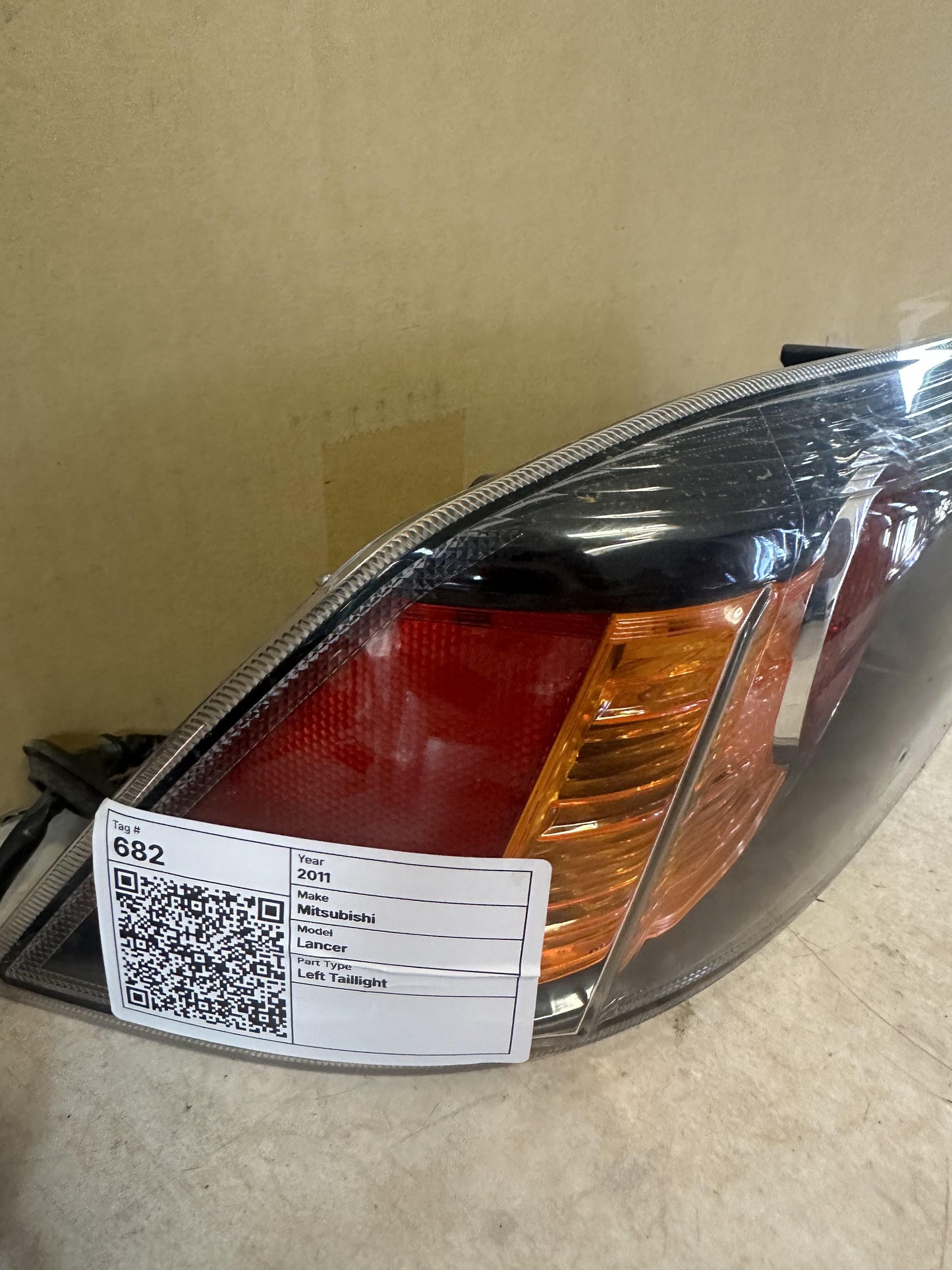 2011  Lancer Left Taillight
