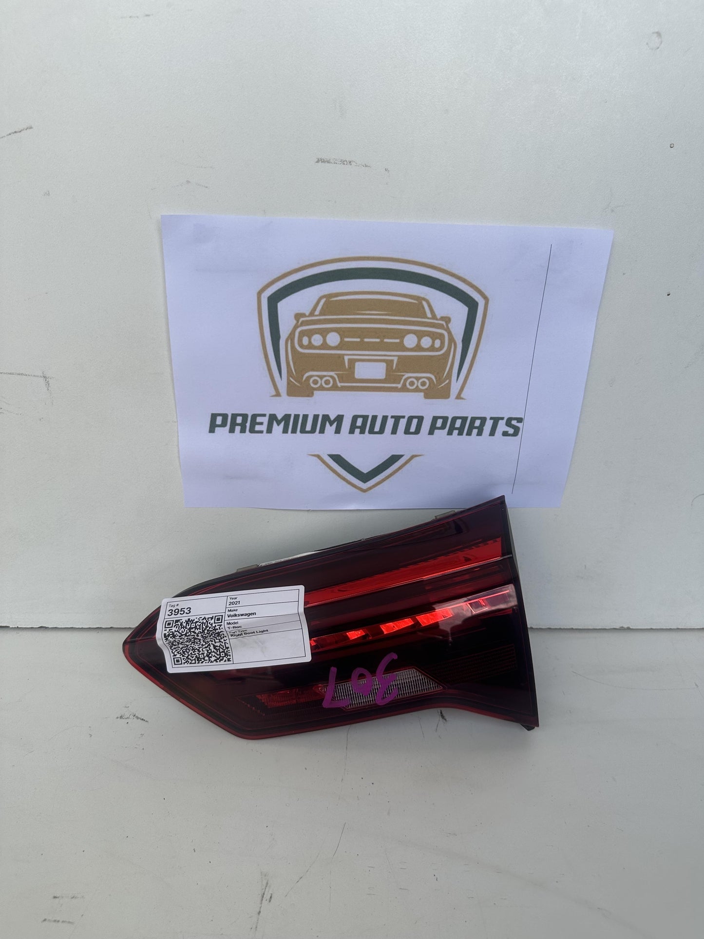 2021  MK1 - A1 Right Boot Light