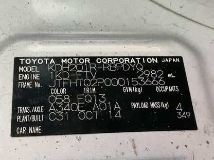 Toyota 
Hiace
