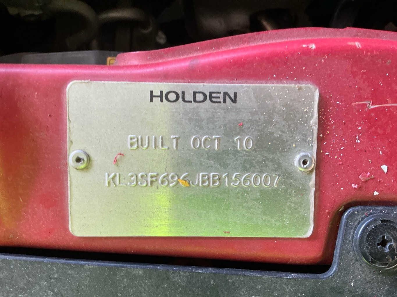2010 Holden Barina Twin Top TK