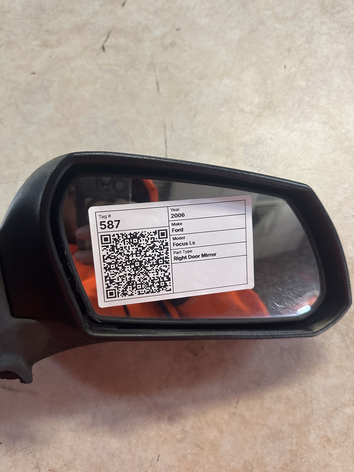2006 Ford Focus Focus Ls Hatchback Right Door Mirror 011177