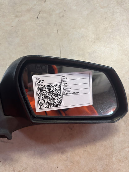 2006 Ford Focus Focus Ls Hatchback Right Door Mirror 011177