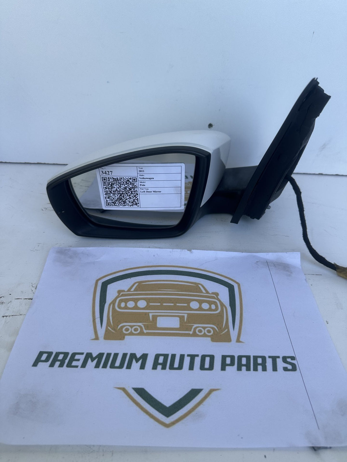 2011 Volkswagen Polo Hatchback Left Door Mirror 024542